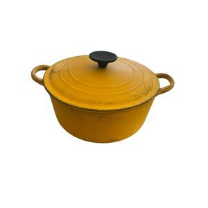 Le Creuset Yellow Cast Iron Dutch Oven – Made in France